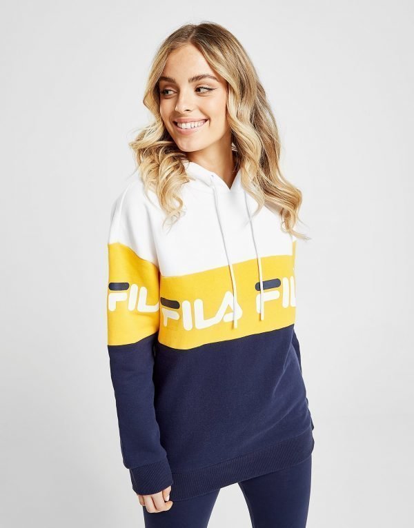 Fila Panel Logo Boyfriend Huppari Sininen