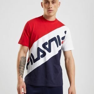 Fila Rowan Colour Block T-Paita Punainen