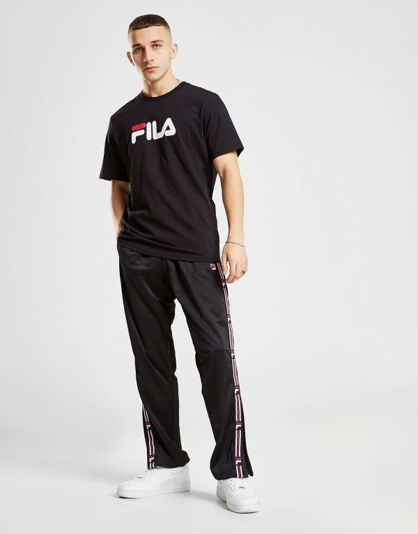 Fila Ush Woven Tape Track Pants Blk / Blk