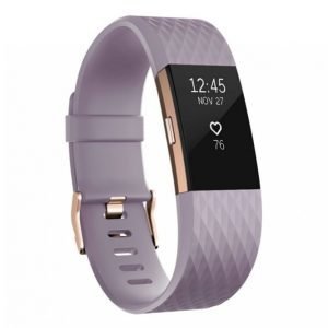 Fitbit Charge 2 Aktiivisuusranneke Lavender Rose Gold Large