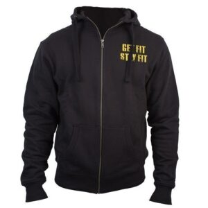 Fitnesstukku Hoodie Black Men S