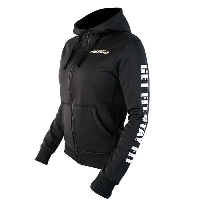 Fitnesstukku Hoodie Black Women XS