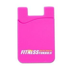 Fitnesstukku Silicone Card Holder Pink