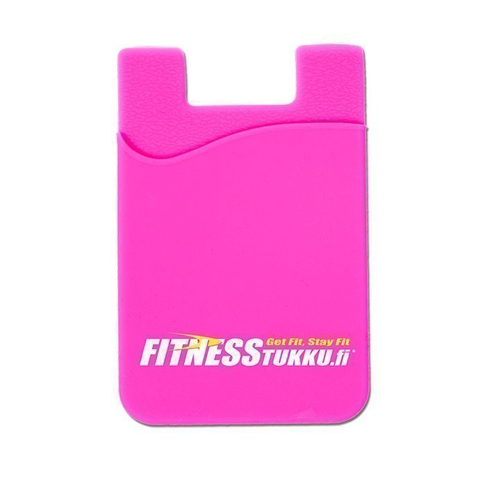 Fitnesstukku Silicone Card Holder Pink