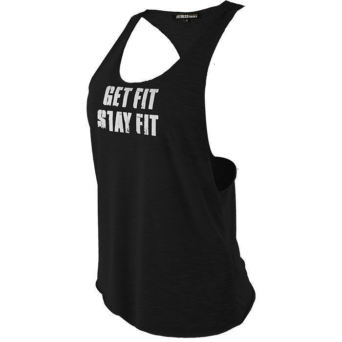 Fitnesstukku Tank top Loose Fit Black XS