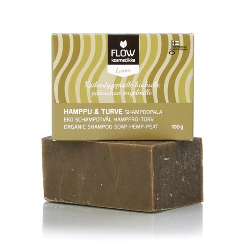 Flow Kosmetiikka Shampoopala Hamppu-turve 100g