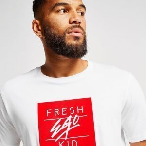 Fresh Ego Kid Box Logo T-Paita Valkoinen