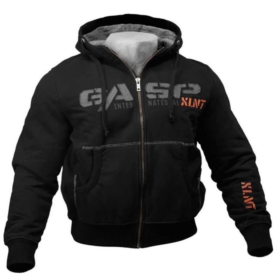 GASP 12Ibs Hoody Black M Musta