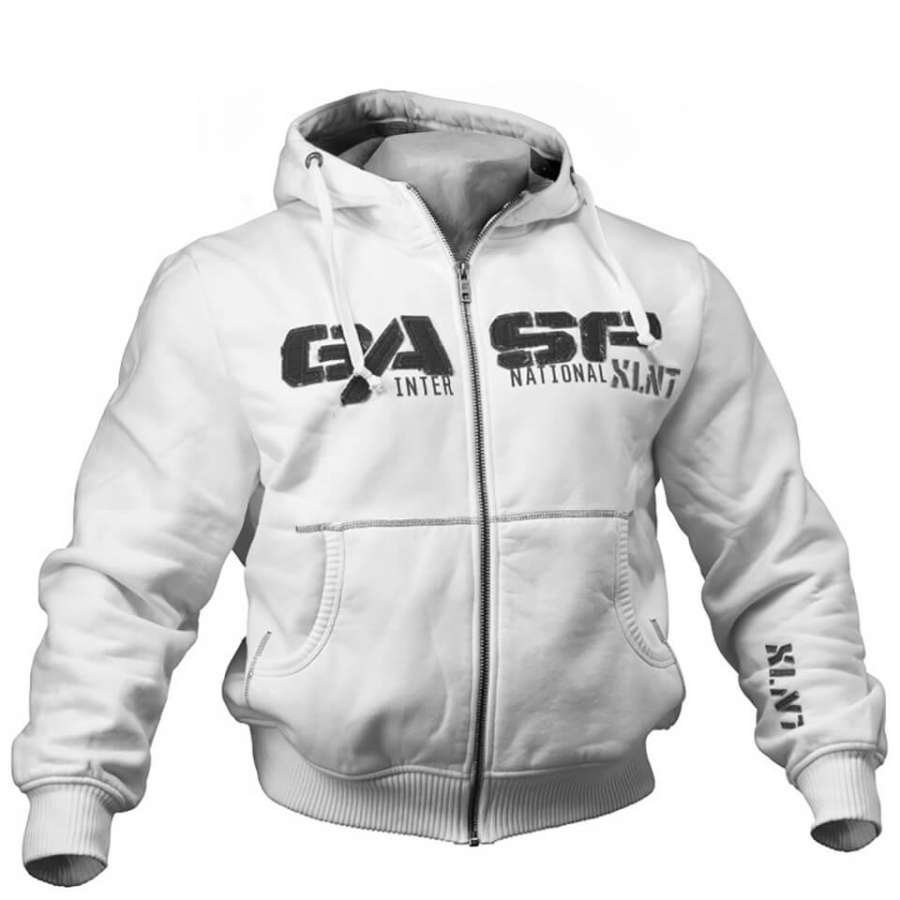 GASP 12Ibs Hoody White L Valkoinen