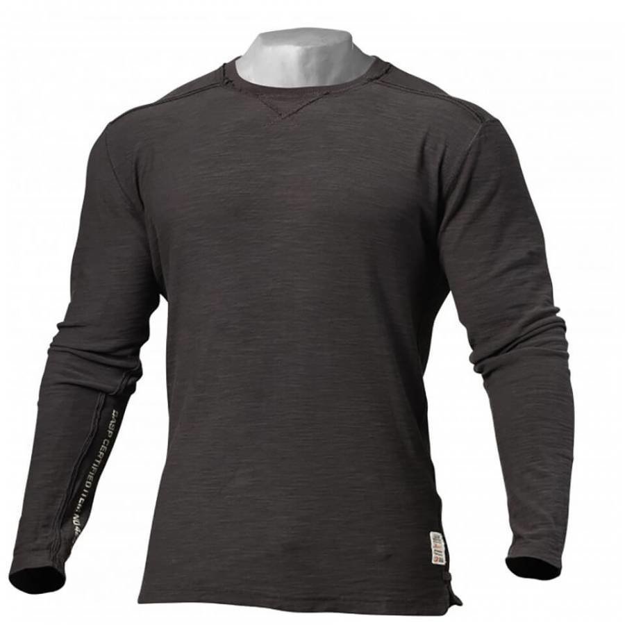 GASP Broad Street Long Sleeve Sweatshirt Dark Grey L Harmaa