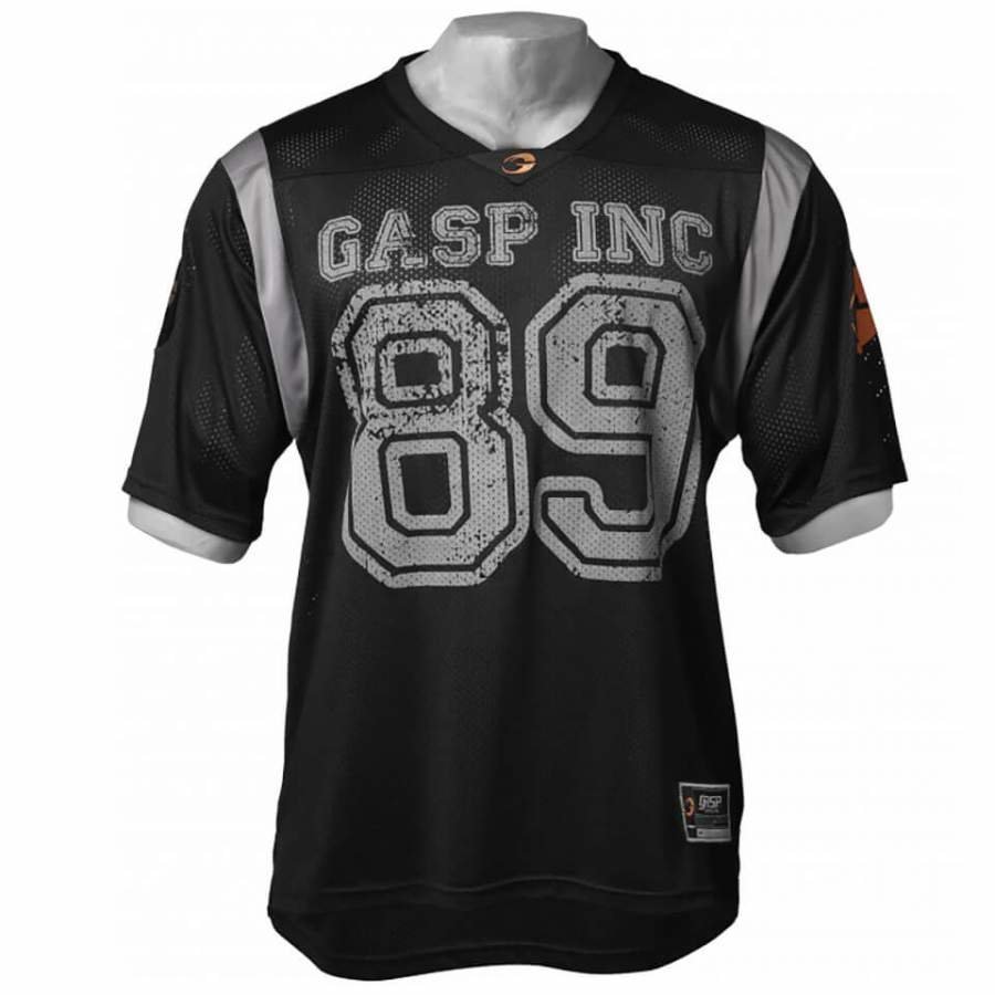 GASP Football Jersey Black M Musta