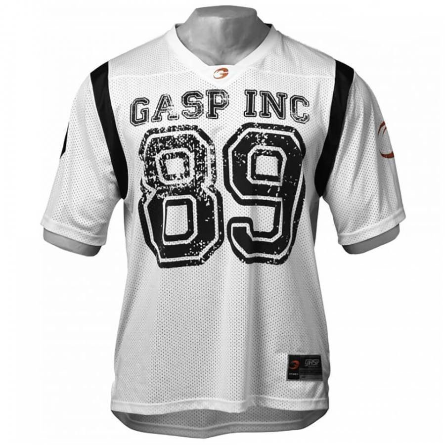 GASP Football Jersey White L Valkoinen