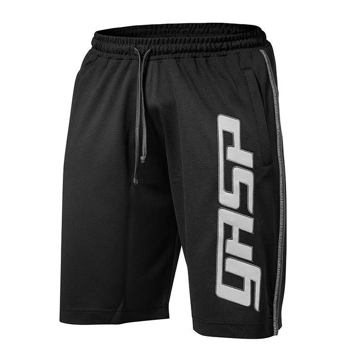 GASP GG Mesh logo Shorts Black Large