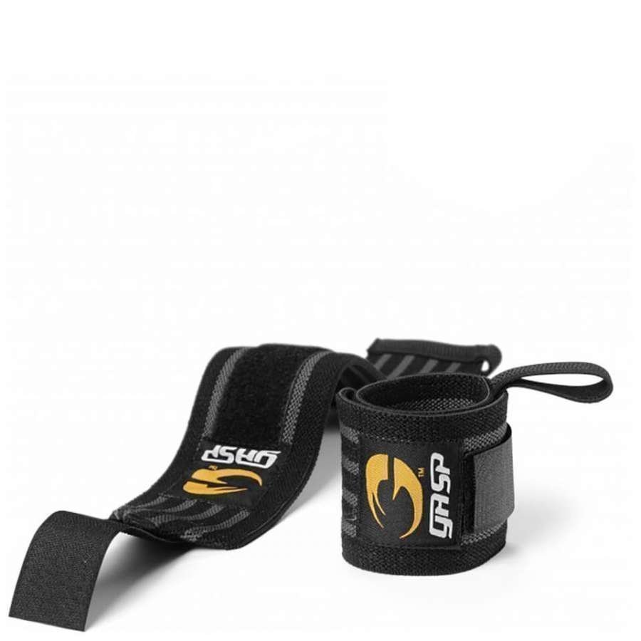 GASP Hardcore Wrist Wraps Black/Grey