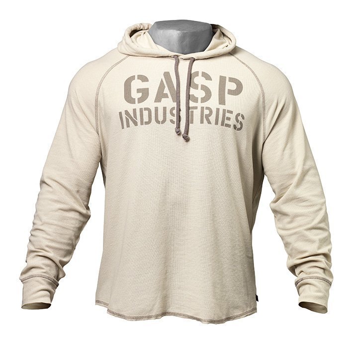 GASP L/S Thermal Hoodie cement L