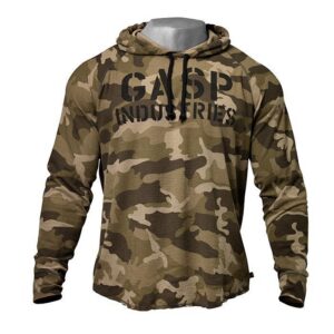GASP L/S Thermal Hoodie green camoprint