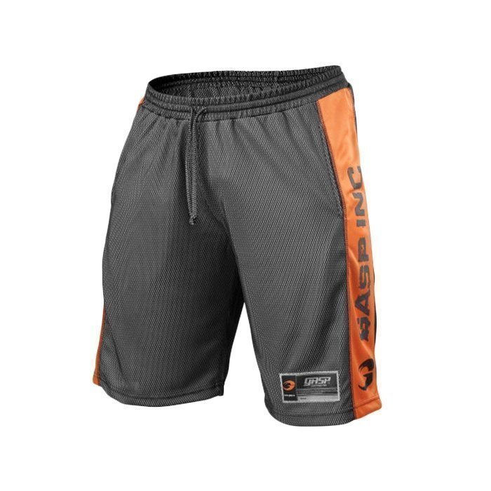 GASP No1 Mesh Shorts black/flame L