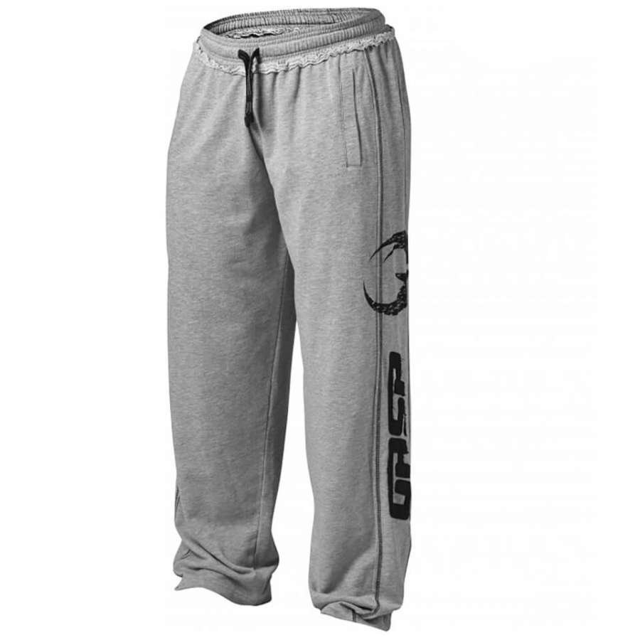 GASP Pro Gym Pants Grey Melange L Harmaa