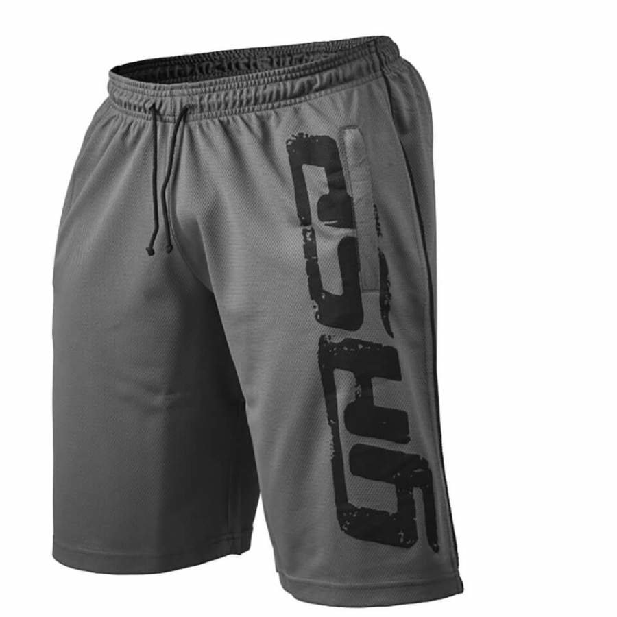 GASP Pro Mesh Shorts Grey L Harmaa