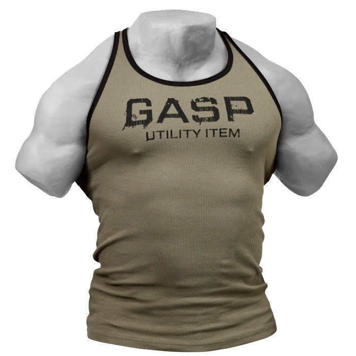 GASP Ribbed T-back wash green L