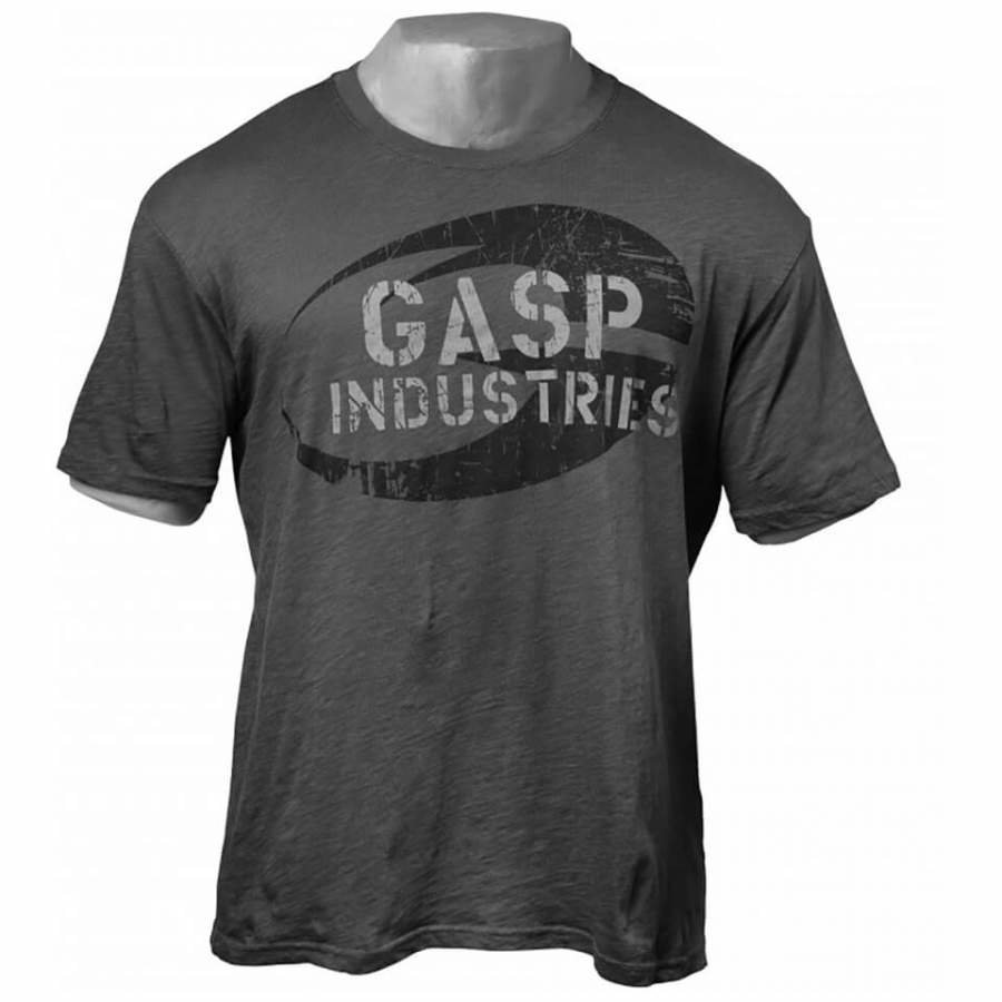 GASP Street Vintage T-Shirt Dark Grey L Harmaa