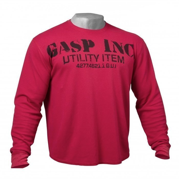 GASP Thermal Gym Sweater Chili Red X-large