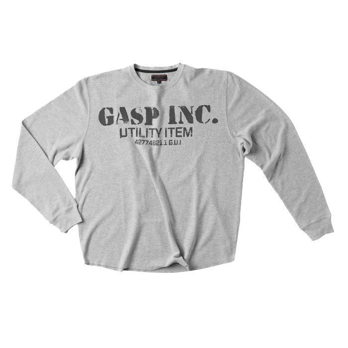 GASP Thermal Gym sweater Grey melange Large