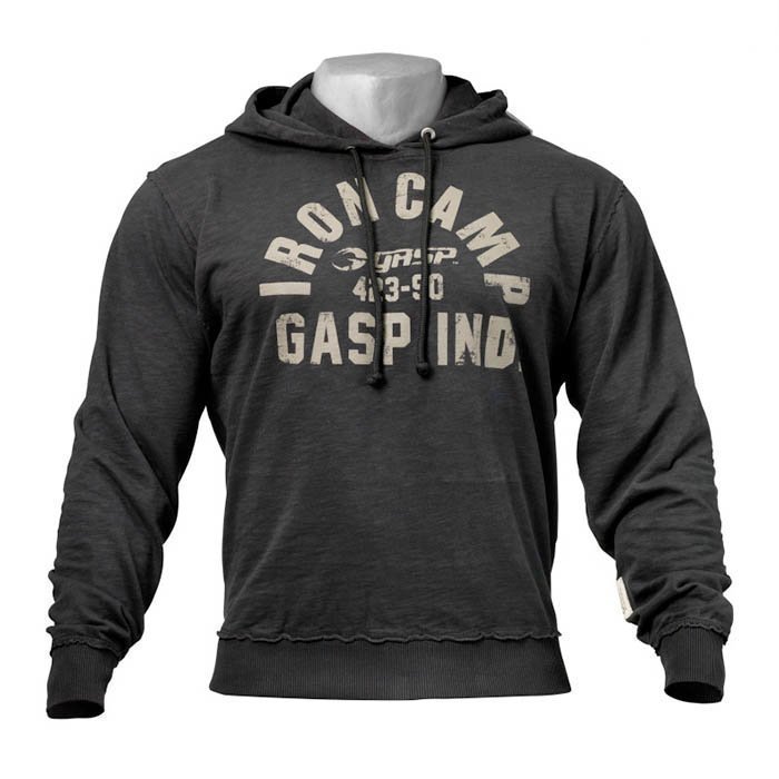 GASP Throwback Hoodie wash black L