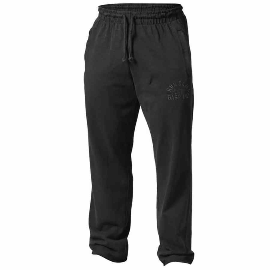 GASP Throwback Street Pants Wash Black L Musta