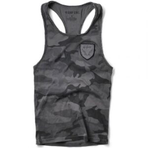 GASP Utility Rib T-Back Tank Camo Print L Camo Print