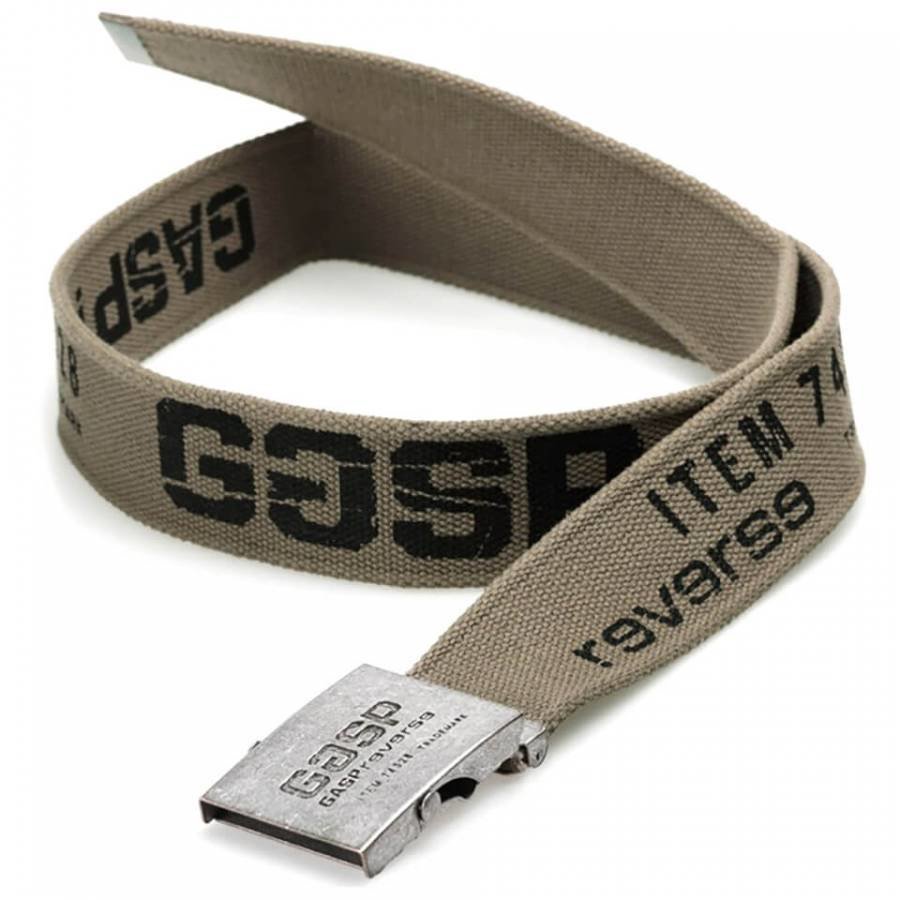 GASP Vintage Belt Wash Khaki