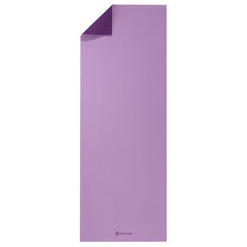 Gaiam 2 color Yoga mat 5mm Plum Jam