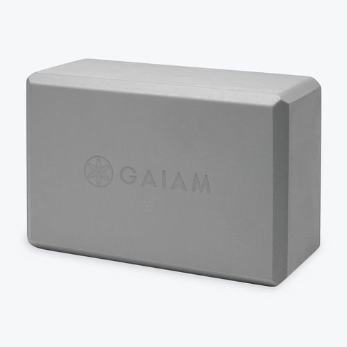 Gaiam Essential Yoga Block Grey