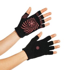 Gaiam Pink Grippy Yoga Gloves
