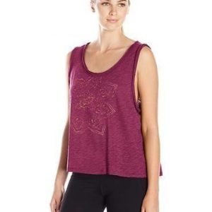 Gaiam Willow Crop Top Wine