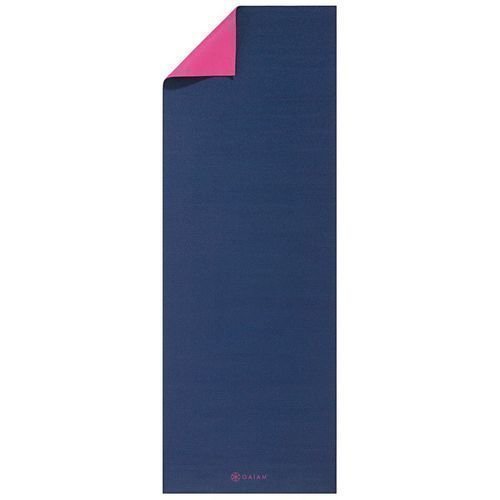 Gaiam Yoga mat 3mm 2 color Navy&Pink