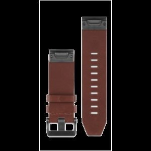 Garmin Quickfit 22 Watchband Brown Leather Ranneke