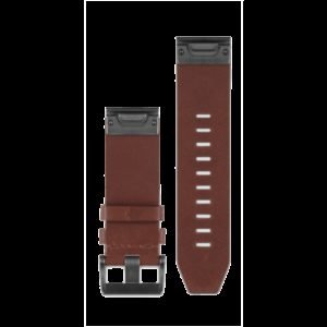Garmin Quickfit 26 Watchband Brown Leather Ranneke