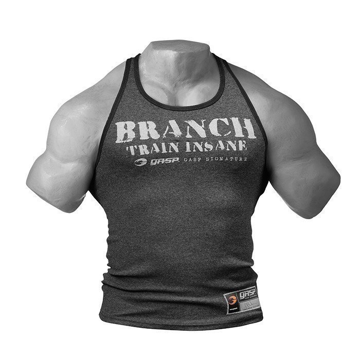 Gaspari Rib T-back antracite grey S