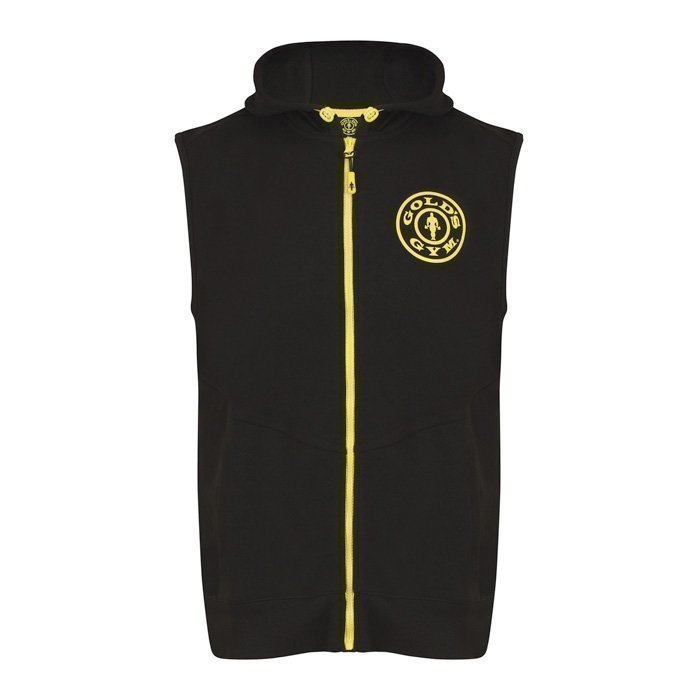 Gold's Gym Golds Gym Sleeveless Logo Hoodie Black L