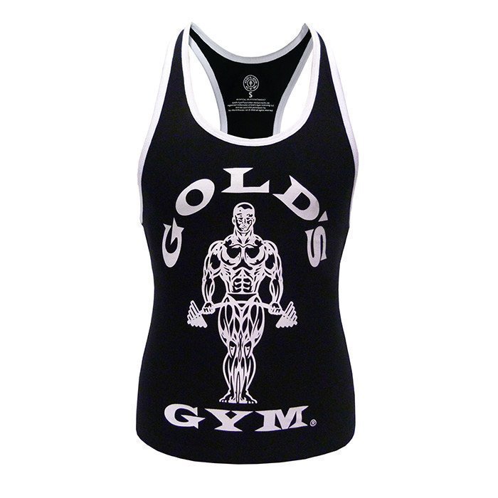 Gold's Gym Muscle Joe Ladies Stringer Black L