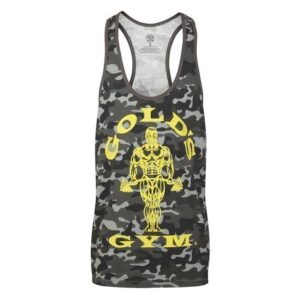 Gold's Gym Muscle Joe Premium Stringer Black/Camo L