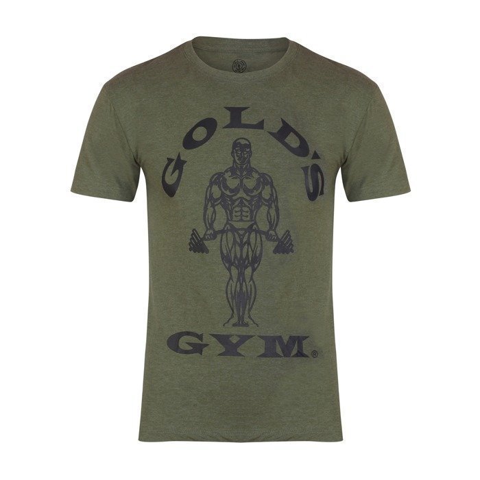 Gold's Gym Muscle Joe Tee Army L