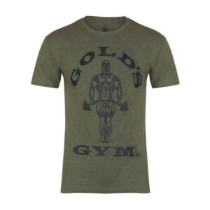 Gold's Gym Muscle Joe Tee Army M