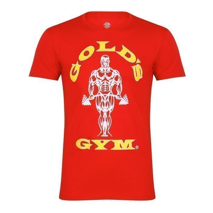Gold's Gym Muscle Joe Tee Red M