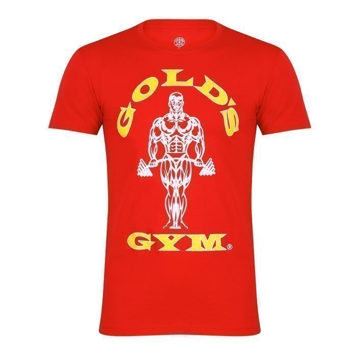 Gold's Gym Muscle Joe Tee Red XL