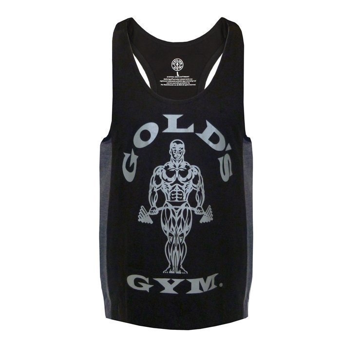 Gold's Gym Muscle Joe Tonal Panel Stringer Black/Charcoal M