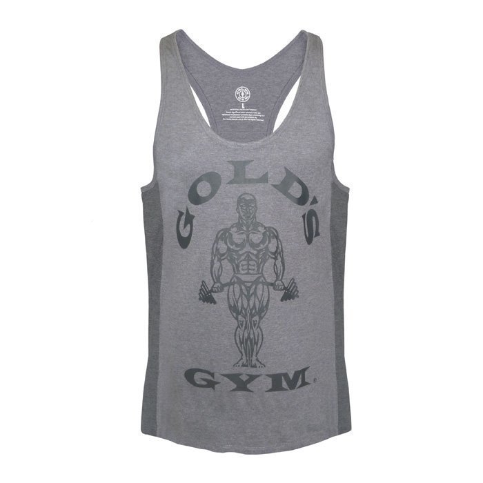 Gold's Gym Muscle Joe Tonal Panel Stringer Grey/Charcoal L