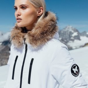 Good For Nothing Fur Hood Padded Jacket Valkoinen