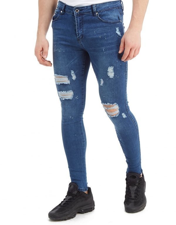 Good For Nothing Mid-Rise Denim Jeans Sininen